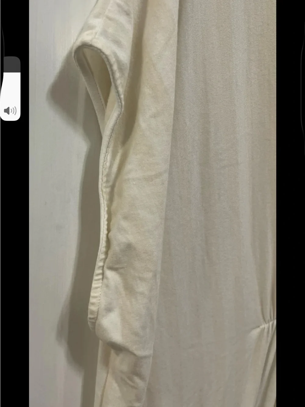 Lake cream  Sleep Caftan Nightgown Sz large long sleeves